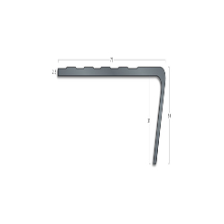 Gradus Pvc Nosings - Pk75 Black (2.75)
