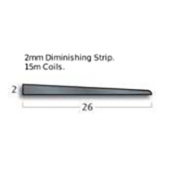 Gradus Diminishing Strips - T200 Black (15m Coil)