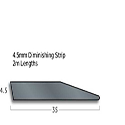 Gradus Diminishing Strips - T450 Black (2m Lengths)