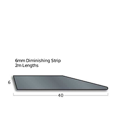 Gradus Diminishing Strips - T600 Black (2m Lengths)