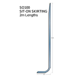Gradus Pvc Skirtings - So100 Almond