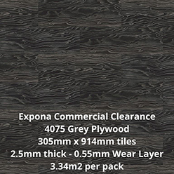 EXPONA COMMERCIAL PUR 4075 GREY PLYWOOD Image