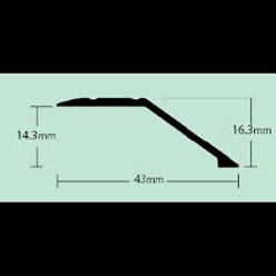 Stick Down Profiles - Ne4 Gold M05.9gma 14mm Angle Edge