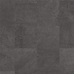 ALPHA RIGID VINYL TILES AVST40035 BLACK SLATE Image