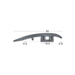 Gradus Multi Trim System - Ptr1 Balck (2.70m Clip Top)
