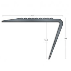 Gradus Pvc Nosings - Pkr65 2.75 Black