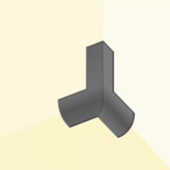 QUANTUM PVC CORNERS INTERNAL CUTTING CORNER CCFM1 Image