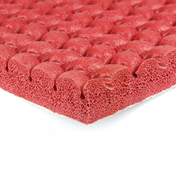 INTERFLOOR CARPET UNDERLAYS COLOURS RED 11M2 (RUBBER U/LAY) 11MM Image