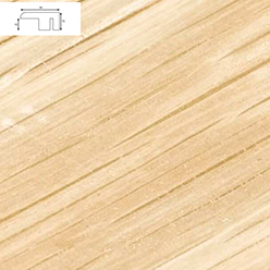Solid Oak End Profile - Ws2 Lacquered Oak (900mm Lengths)