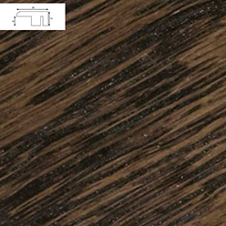 Solid Oak End Profile - Ws6 Dark Oak (900mm Lengths)