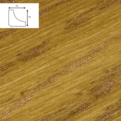 Solid Oak Scotia - Ws3 Golden Oak (2400mm Length)