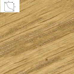 Solid Oak Scotia - Ws5 Smoked Oak (2400mm Length)