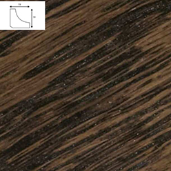 Solid Oak Scotia - Ws6 Dark Oak (2400mm Length)