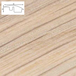 Solid Oak Semi-ramp Profile - Ws7 White Oak (2700mm Lengths)
