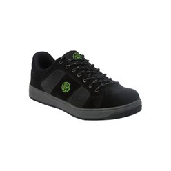 APACHE WORKWEAR KICK SAFETY BLACK SUEDE TRAINER Image