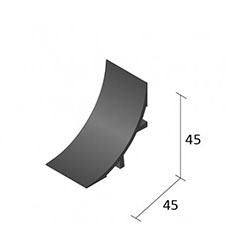 QUANTUM PVC STOCK QCF45 45MM COVE FORMA (20 PER BOX) Image