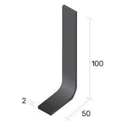 Level Zone Pvc - Full Boxes - Lzsi Black 100mm Set-in Skirting (14/box