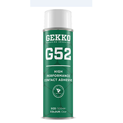 GEKKO SPRAY ADHESIVE G52 HIGH PERFORMANCE CONTACT ADH 500ML Image