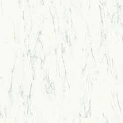 QUICKSTEP ALPHA TILES PLUS 1MM AVSTU40136 MARBLE CARRARA WHITE Image