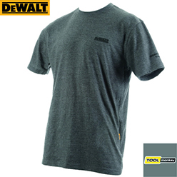 APACHE WORKWEAR DEWALT TYPHOON T-SHIRT CHAR GREY M Image
