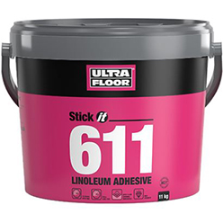 STICK IT ADHESIVES 611 - 11KG BUCKET (LINOLEUM ADHESIVE) Image