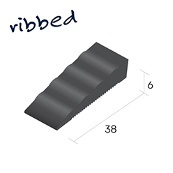 Level Zone Pvc - Full Boxes - Lzt600 Black 6mm Dim Strip (box)