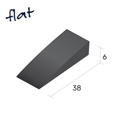 Level Zone Pvc - Full Boxes - Level Zone Lzft600 6.0mm 2m Flat Black