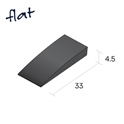 Level Zone Pvc - Full Boxes - Level Zone Lzft450 4.5mm 2m Flat Black