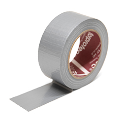 FLORPROTECT TAPE T15-T SILVER T15-T SILVER CLOTH 50MM X 50M PRTD CORE Image
