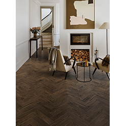 CHENE 14MM ENGINEERED HERRINGBONE NUMBER 3 UV LACQUERED Image