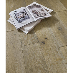 Chene 18mm Engineered Wood - 150 Brushed/smoked White Hardwax Oiled