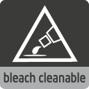 Bleach clean